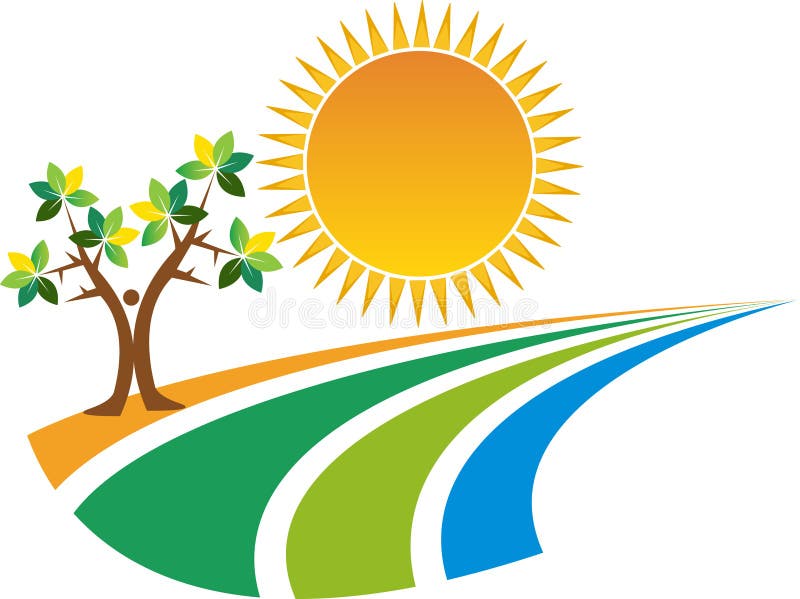 Nature logo vector illustration