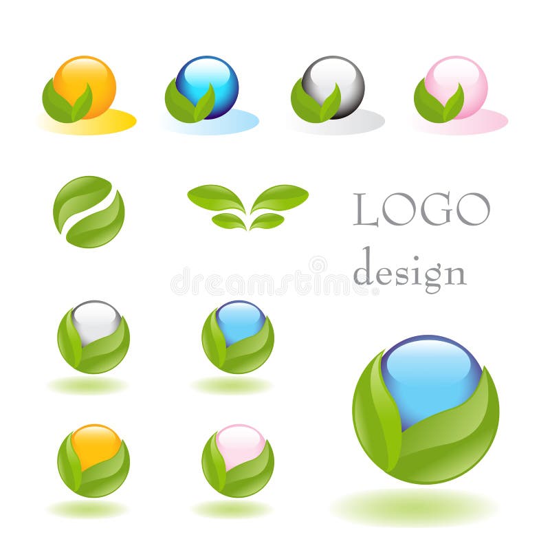 Nature logo royalty free illustration