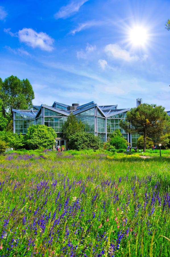 Nature of Palmen Garten, Frankfurt am Main, Hessen, Germany Editorial