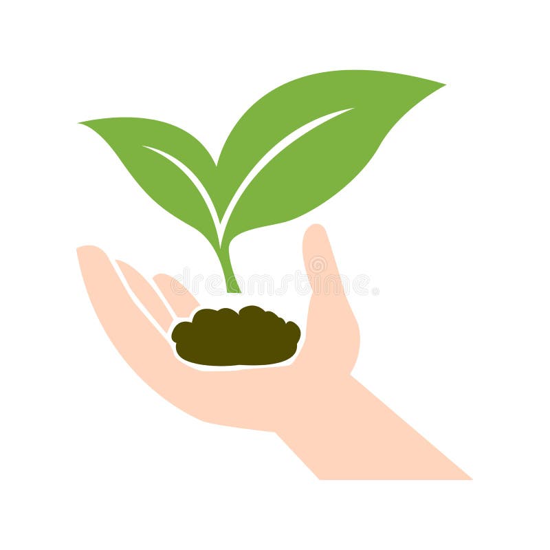 Nature Protection, Plants Important Aspect of Life Vector Illustration
