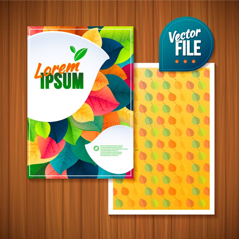 Nature rainbow leaves. Vector leaves abstract background royalty free illustration Nature rainbow leaves. Vector leaves abstract background royalty free illustration