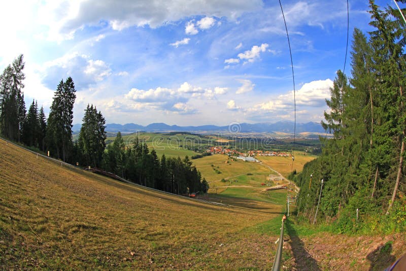 Nature in region Liptov, Slovakia