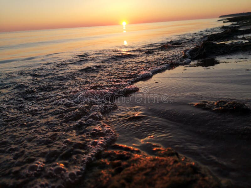 Nature Sea Sunset Romantic Evening Summer Summer Nights Sea Lover Stock