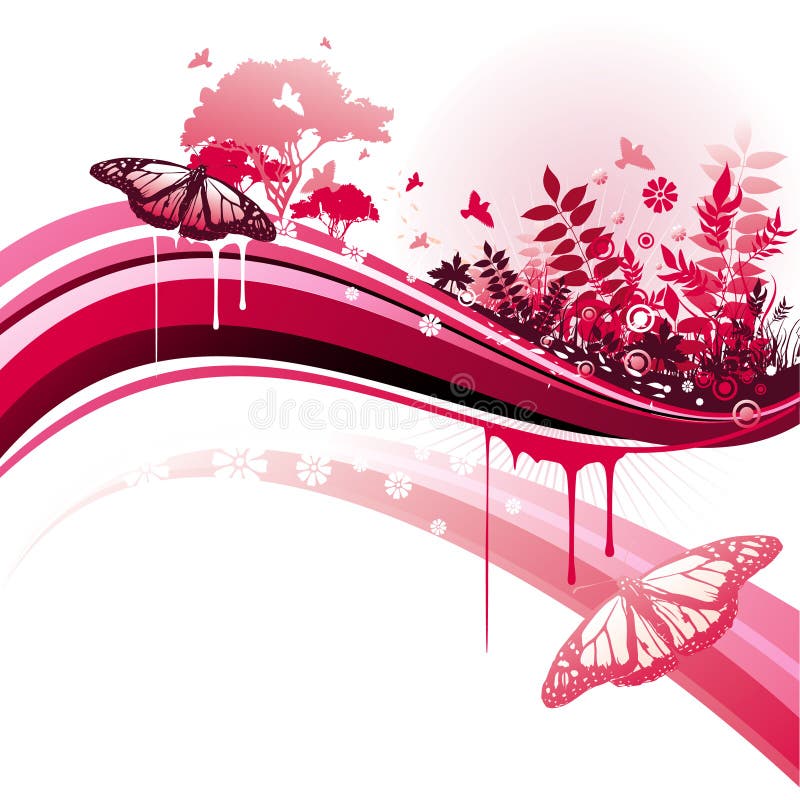 Nature vector background stock vector. Illustration of graphic - 14061162