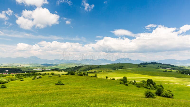 Natureza na região de Liptov, Eslováquia no verão 2015 imagens de stock Natureza na região de Liptov, Eslováquia no verão 2015 imagens de stock