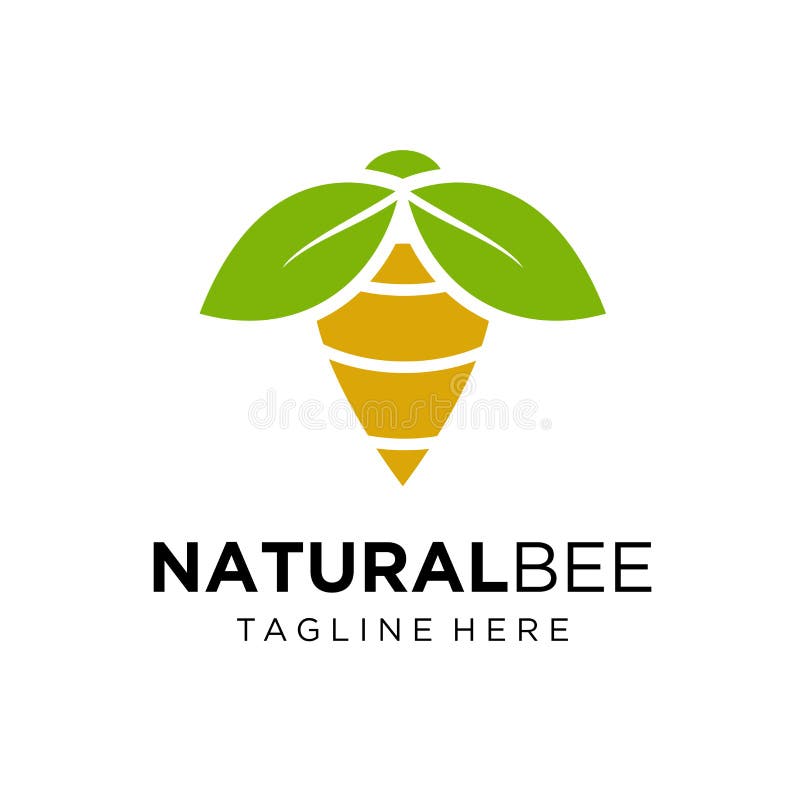 Naturlig bilogodesign stock illustrationer Naturlig bilogodesign stock illustrationer