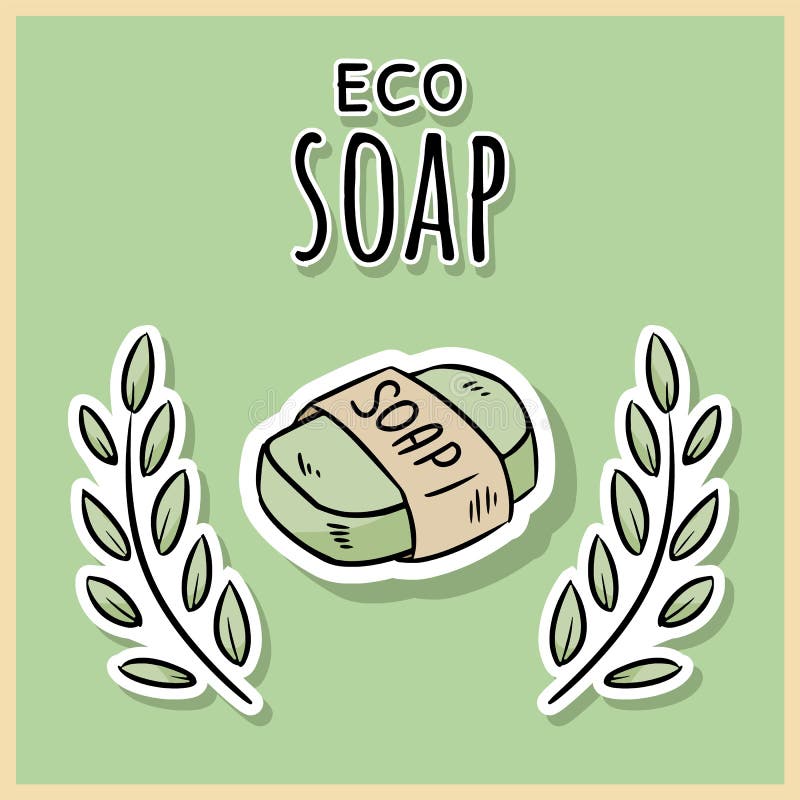 Naturlig materiell ecotvål Ekologisk och noll-avfalls produkt Gr?nt hus och plast--fri uppeh?lle stock illustrationer Naturlig materiell ecotvål Ekologisk och noll-avfalls produkt Gr?nt hus och plast--fri uppeh?lle stock illustrationer