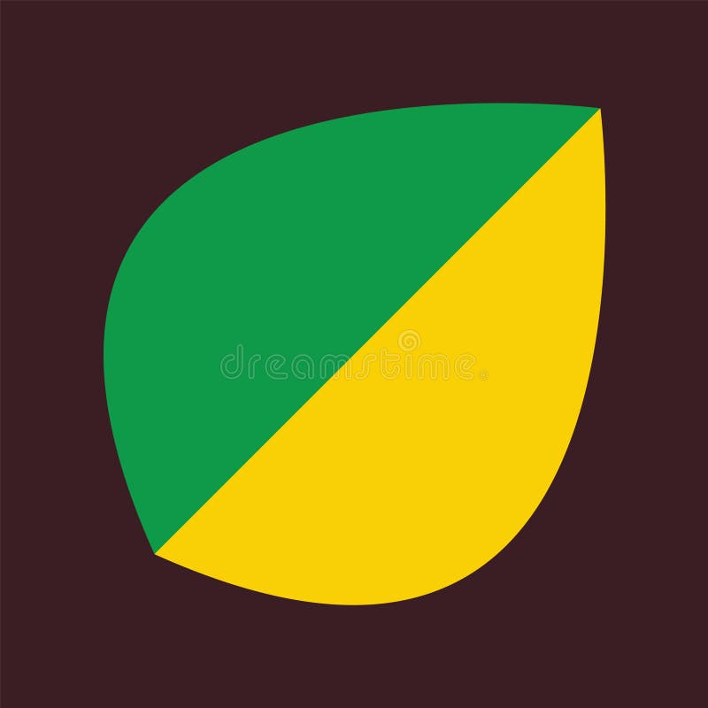 Naturlig symbol för blad stock illustrationer