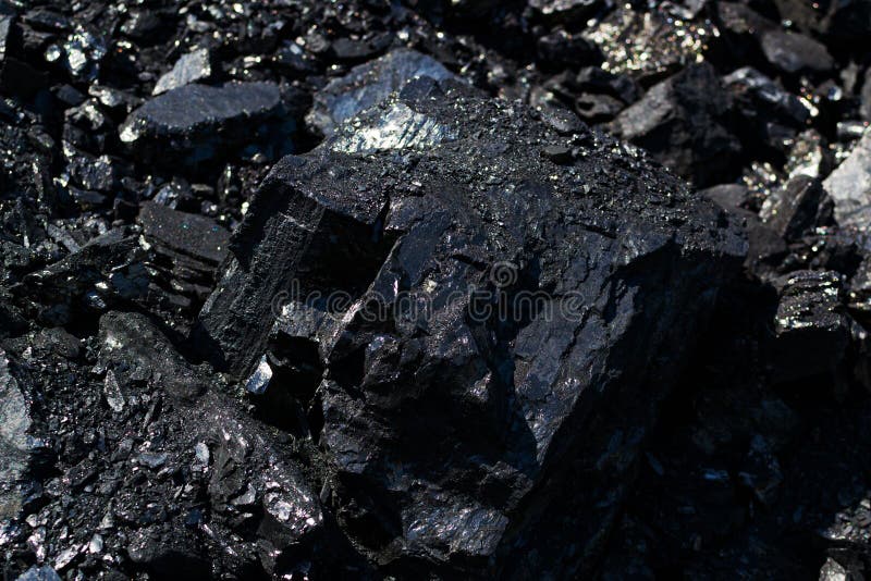 Natuurlijke steenkool Antraciet, de beste steenkool voor metallurgie royalty-vrije stock afbeelding Natuurlijke steenkool Antraciet, de beste steenkool voor metallurgie royalty-vrije stock afbeelding