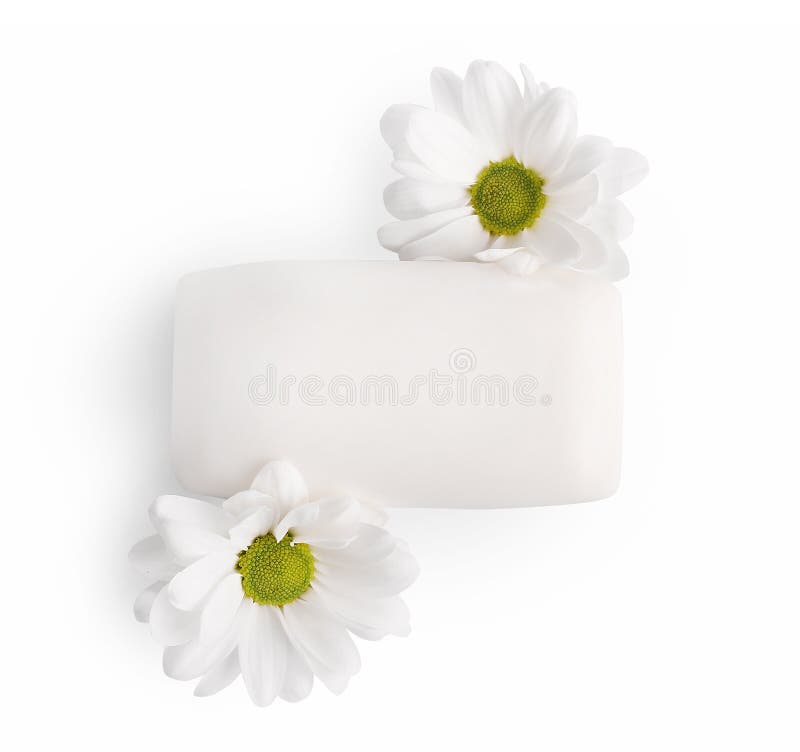 Natuurlijke zeepreep en melkbloemen royalty-vrije stock foto's Natuurlijke zeepreep en melkbloemen royalty-vrije stock foto's