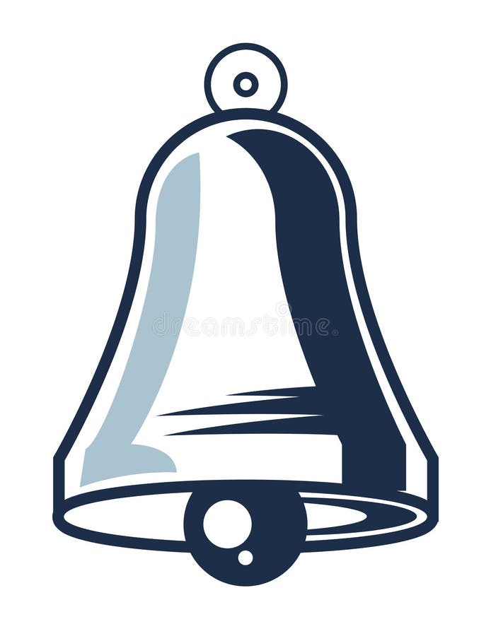 Nautical bell label stock vector. Illustration of sound 213077531