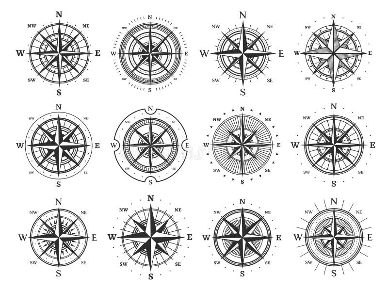 Compass Rose Stock Illustrations – 33,967 Compass Rose Stock Illustrations,  Vectors & Clipart - Dreamstime