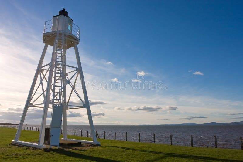 Navigational beacon stock photo. Image of blue, grey 161955166