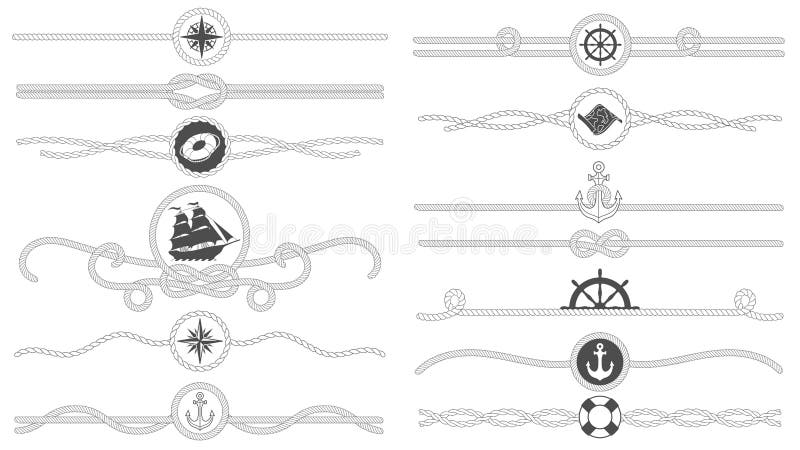 Boat Rope Border Stock Illustrations – 1,096 Boat Rope Border