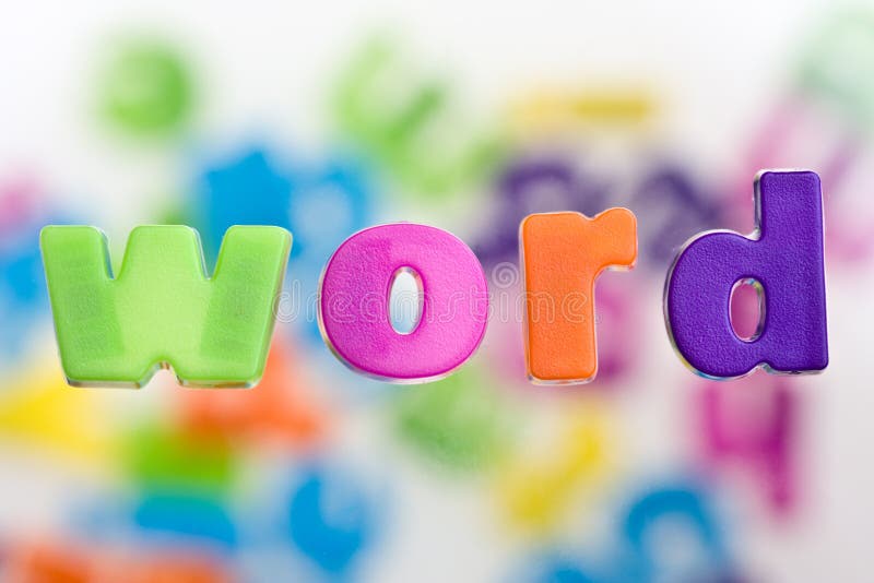 Nauwkeurig beschreven Word stock foto Nauwkeurig beschreven Word stock foto