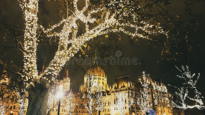 Navidad en Budapest fotografía de archivo libre de regalías Navidad en Budapest fotografía de archivo libre de regalías