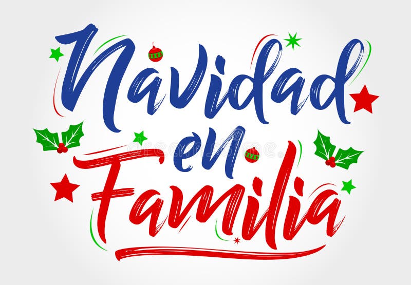 Navidad En Familia, Natal Na Família, Vetor De Caracteres De Texto Espanhol Ilustração do Vetor - Ilustração de frase, onda: 165251288 Navidad En Familia, Natal Na Família, Vetor De Caracteres De Texto Espanhol Ilustração do Vetor - Ilustração de frase, onda: 165251288