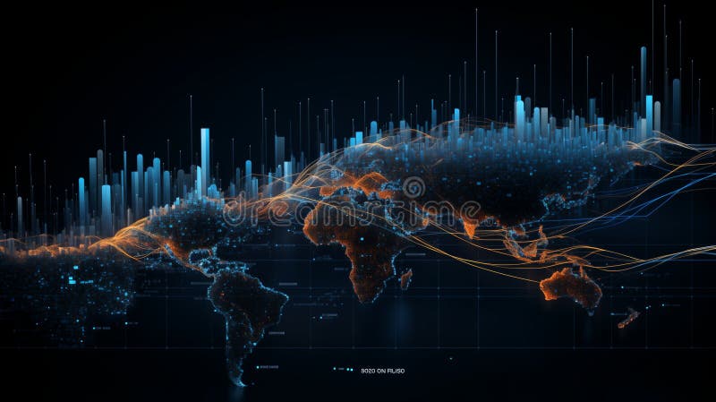 Navigating the Flow of Information in the Online Landscape Stock 