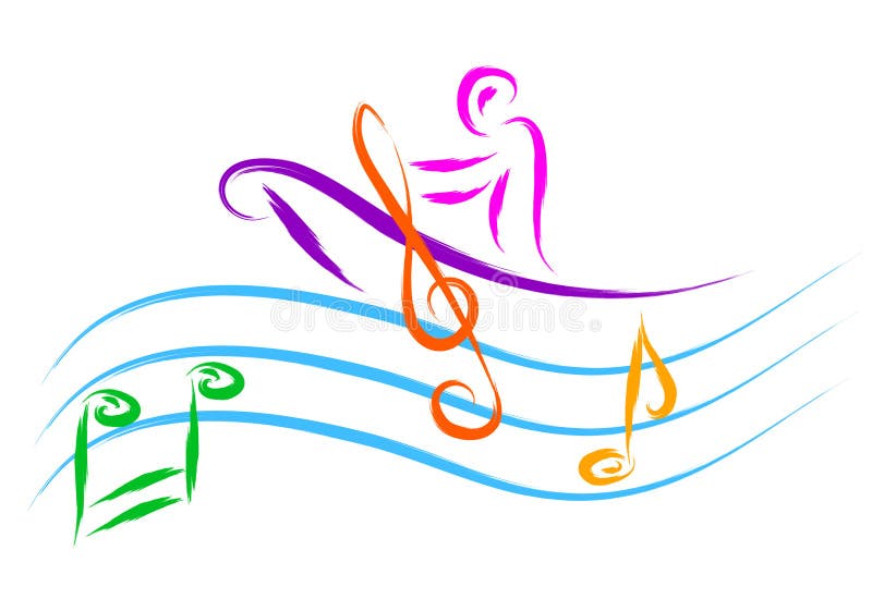 Navigation musicale illustration libre de droits