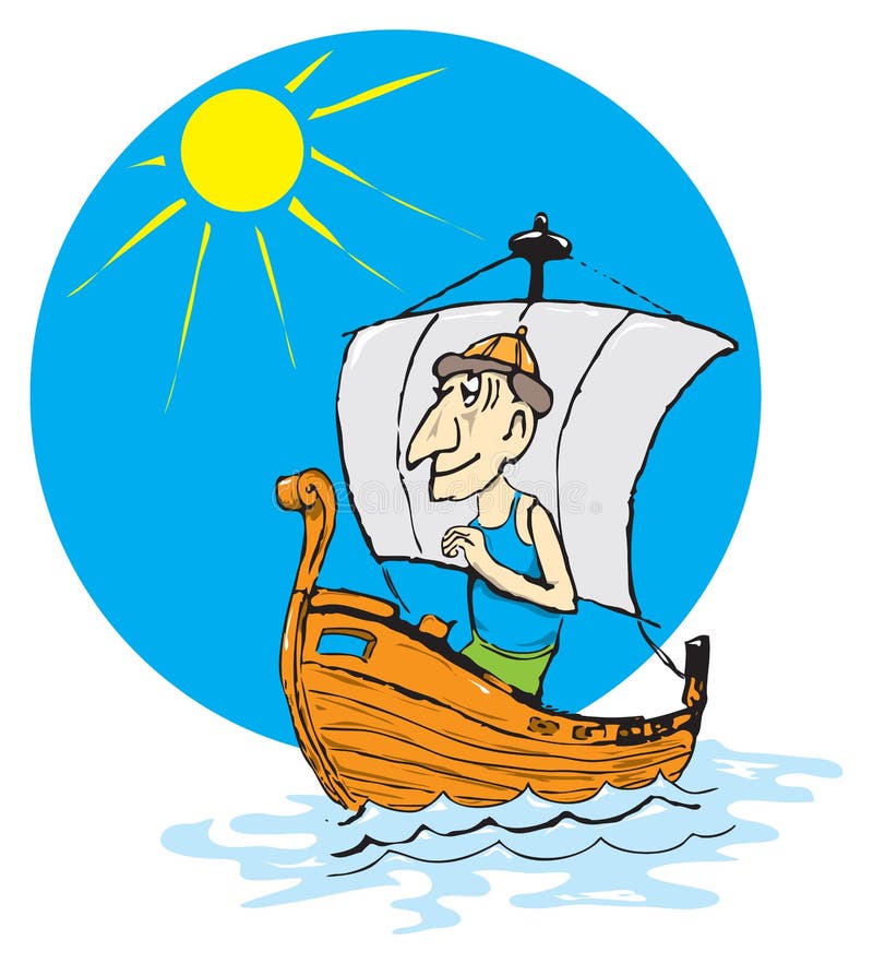 Navigator royalty free illustration