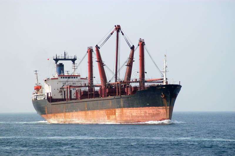 A huge cargo ship in the Sea of Marmara. A huge cargo ship in the Sea of Marmara