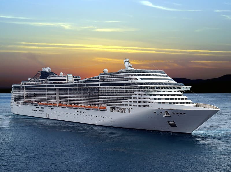 Navio de cruzeiros foto de stock royalty free Navio de cruzeiros foto de stock royalty free