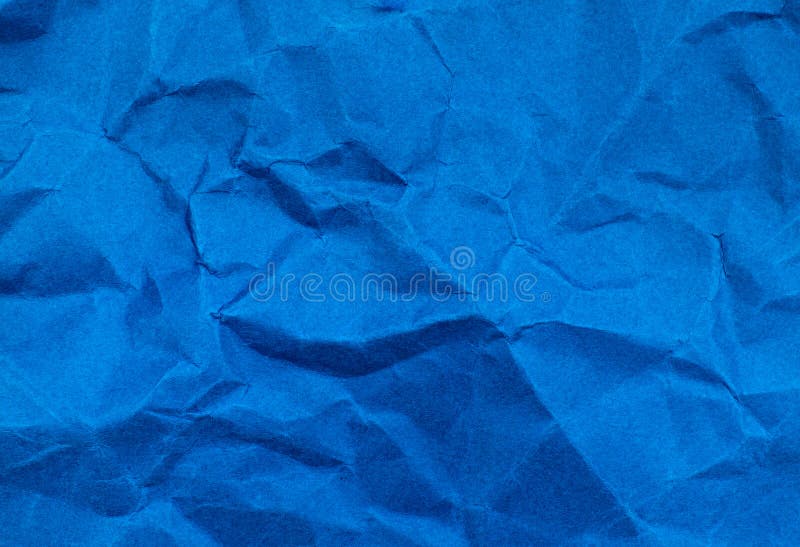 Navy Blue Color Crumpled Paper Texture Background Stock Image Image