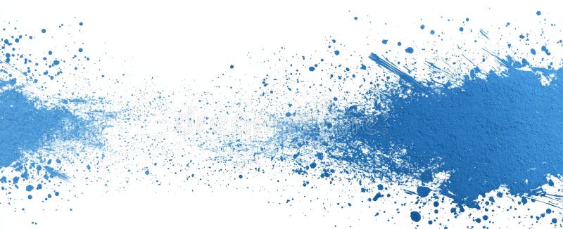 A navy blue and white abstract background featuring grunge brush strokes. stock photo
