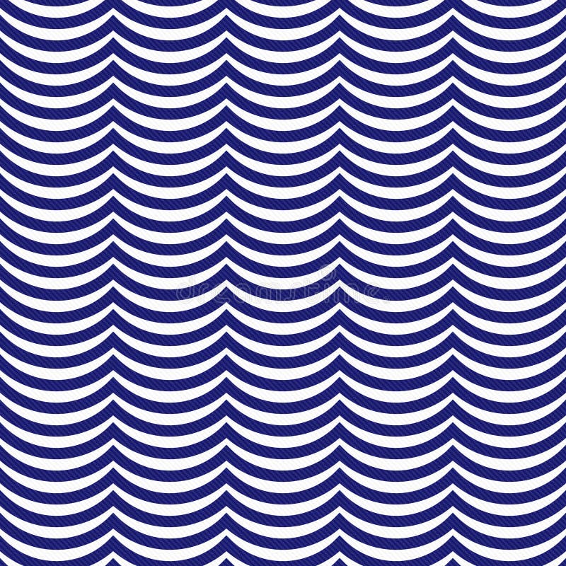 Navy Blue and White Wavy Stripes Tile Pattern Repeat Background that is seamless and repeats