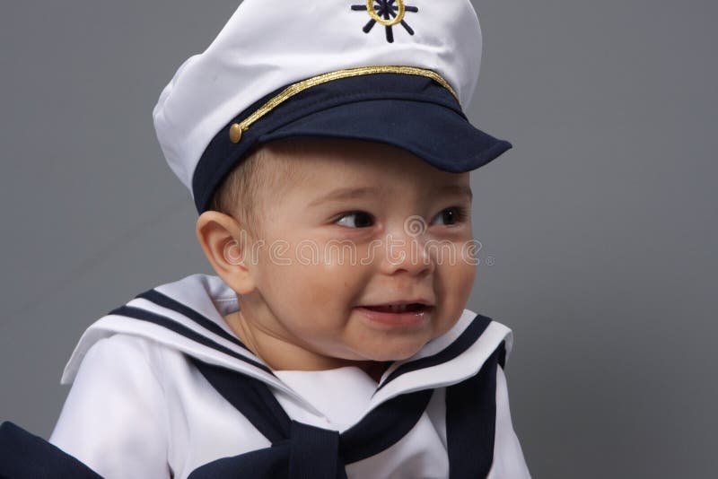 Navy Boy stock image. Image of year, baby, mariner, happy 28904399