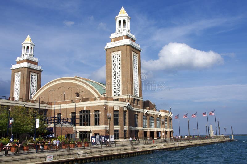 Chicago,IL,USA. September 16,2016. Navy Pier Auditorium at Navy Pier. Built in 1916,architect Charles Sumner Frost. Chicago,IL,USA. September 16,2016. Navy Pier Auditorium at Navy Pier. Built in 1916,architect Charles Sumner Frost.