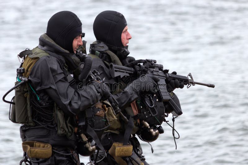 Navy Seals stock photo