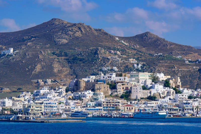 picturesque greek island on aegean sea picturesque greek island on aegean sea