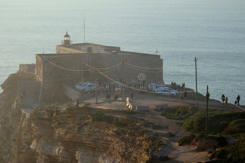 XXLGolf Nazare Portugal redactionele fotografie. Image of portugal