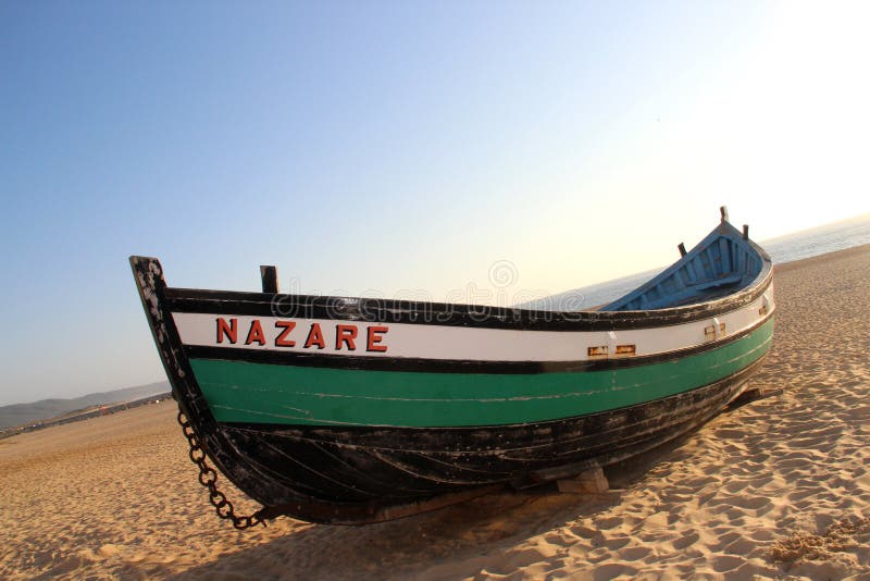 Nazare typical boat