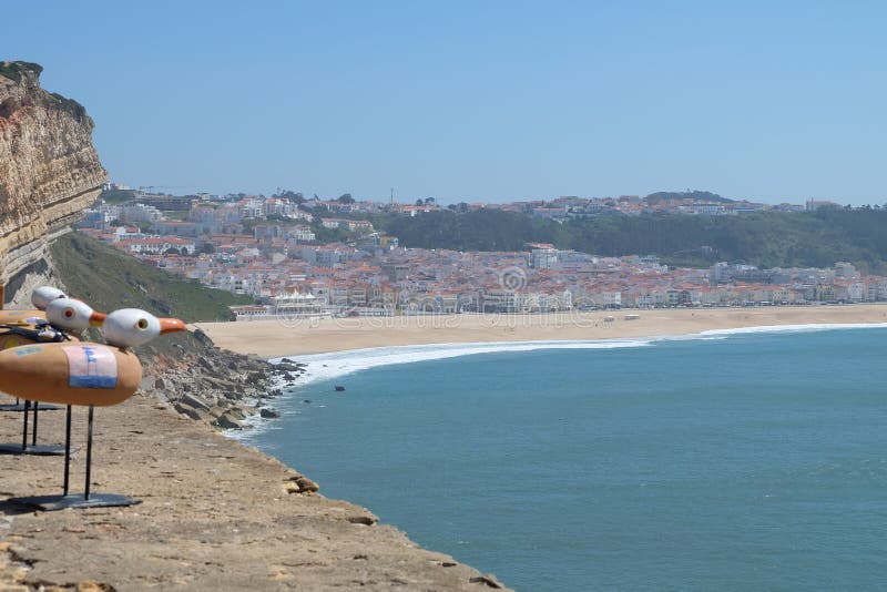 Nazare view stock image Nazare view stock image