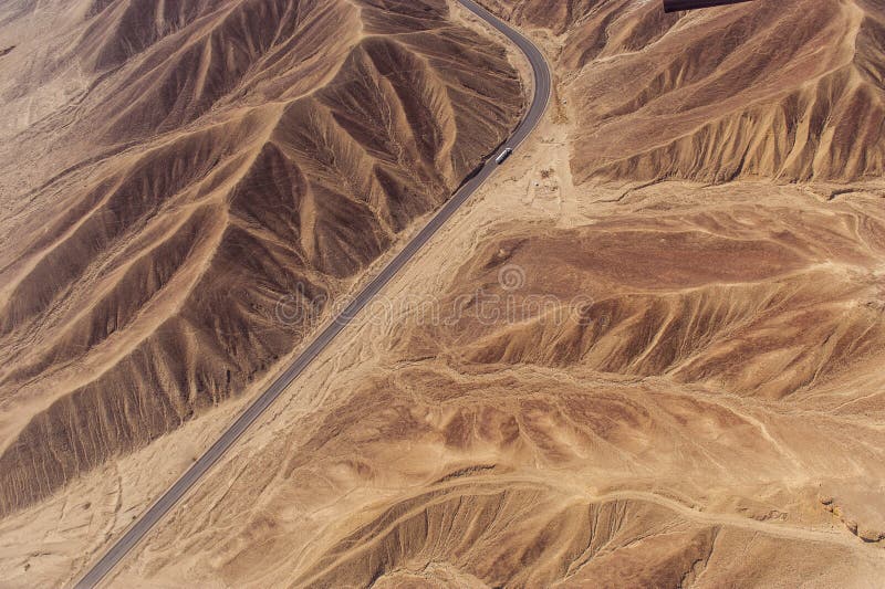 Nazca geoglyphs i linie obraz royalty free