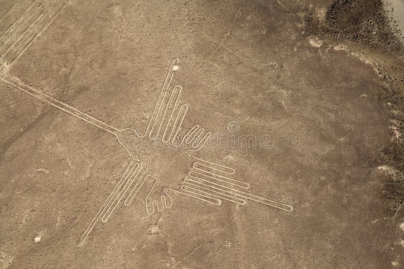 Nazca Lines, Peru - Hummingbird