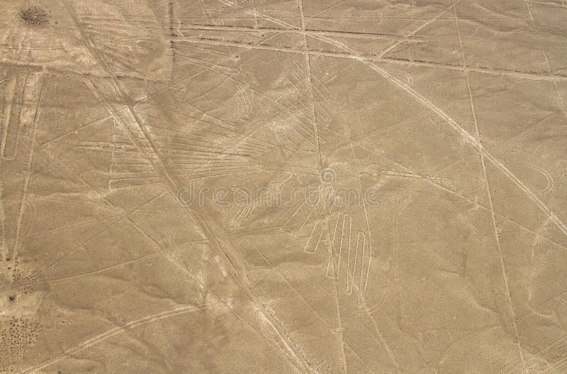 Nazca Zeilen, Luftaufnahme, Peru