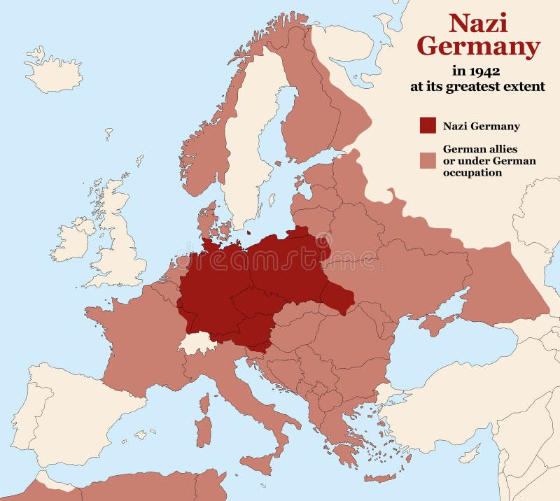 Nazi Germany Third Reich Greatest-Umfang vektor abbildung Nazi Germany Third Reich Greatest-Umfang vektor abbildung