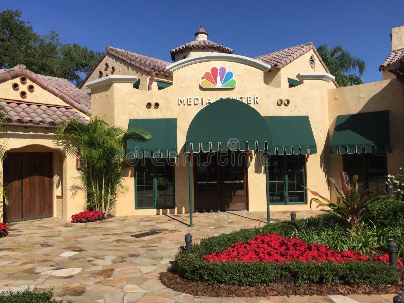 NBC Media Center inom universella studior arkivbilder NBC Media Center inom universella studior arkivbilder