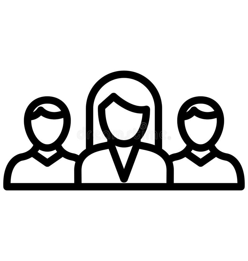 Business team Isolated Vector Icon which can easily modify or edit stock illustration Business team Isolated Vector Icon which can easily modify or edit stock illustration