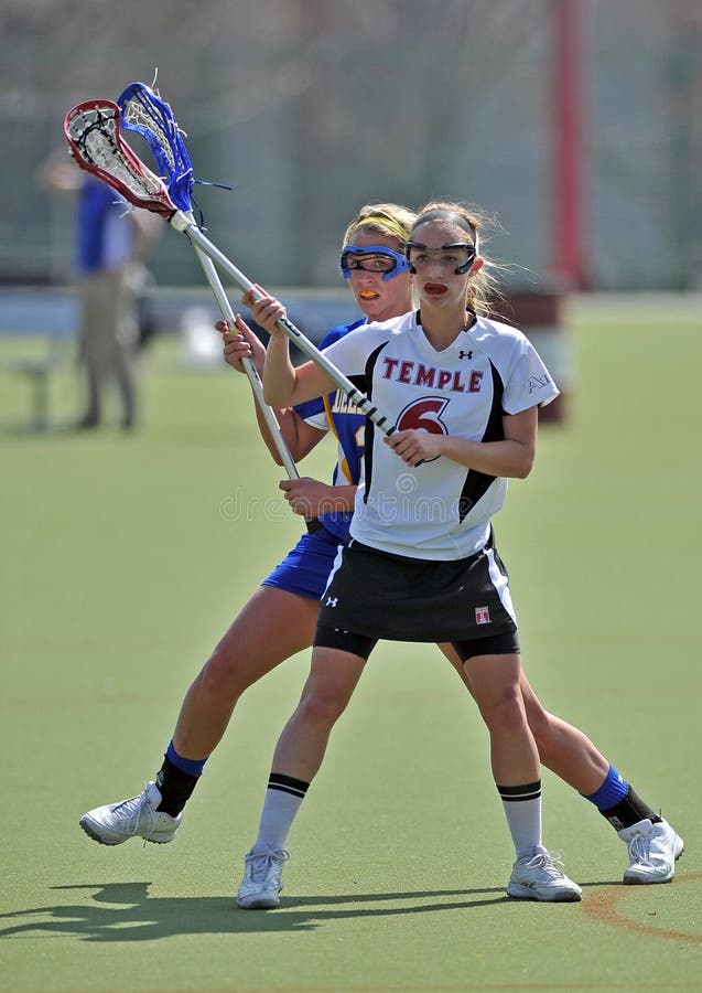 NCAA Women S Lacrosse (LAX) Editorial Image Image of defense, stick