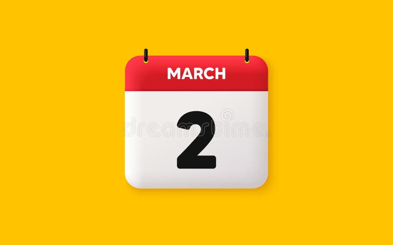 2nd March Stock Illustrations – 160 2nd March Stock Illustrations, Vectors  & Clipart - Dreamstime