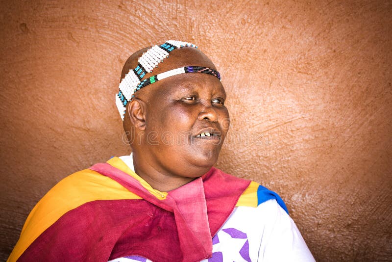 Ndebele tribes woman stock photography Ndebele tribes woman stock photography