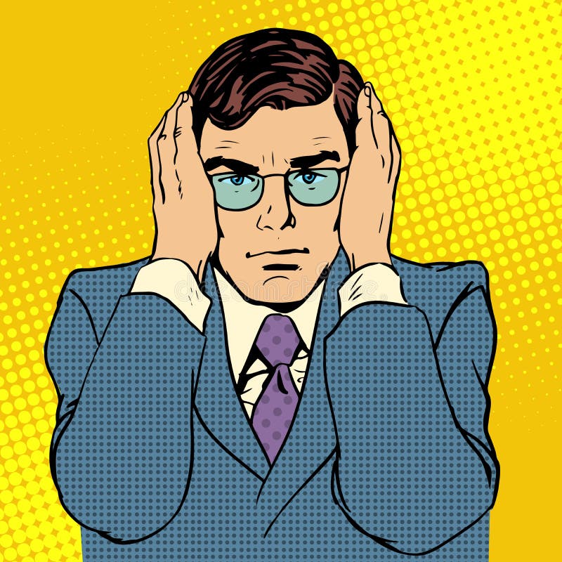 Ne dites rien concept d'affaires illustration libre de droits Ne dites rien concept d'affaires illustration libre de droits