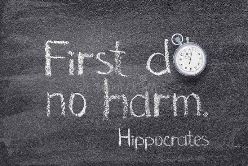 Ne Pas Nuire A Hippocrate Photo Stock Image Du Medecine