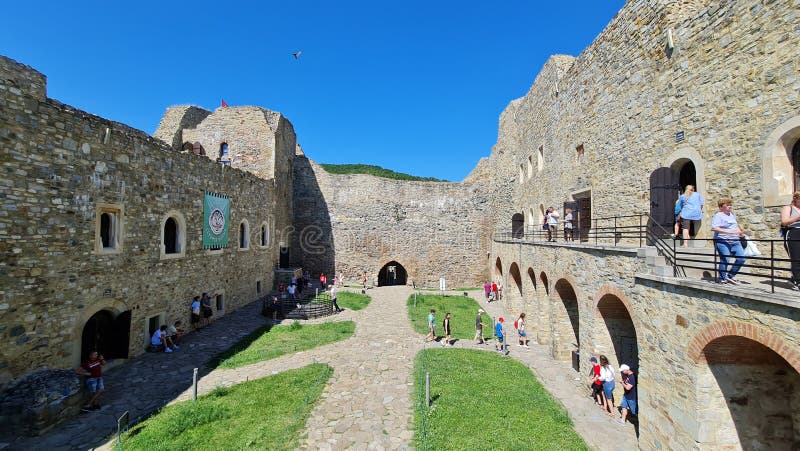 Neamt Citadel Ruins and Museum.Romania Editorial Photo - Image of