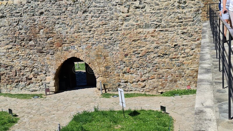 Neamt Citadel Ruins and Museum.Romania Editorial Photo - Image of