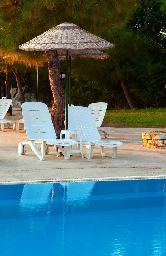 Near The Pool stock images